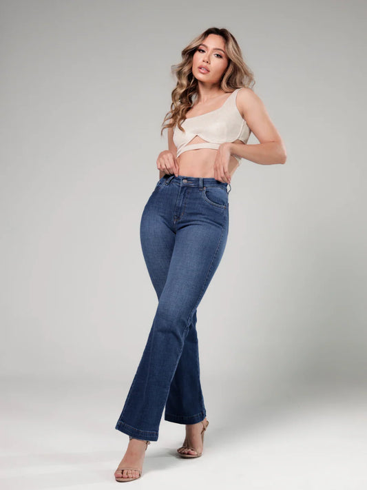Jeans colombiano Flare Oslo