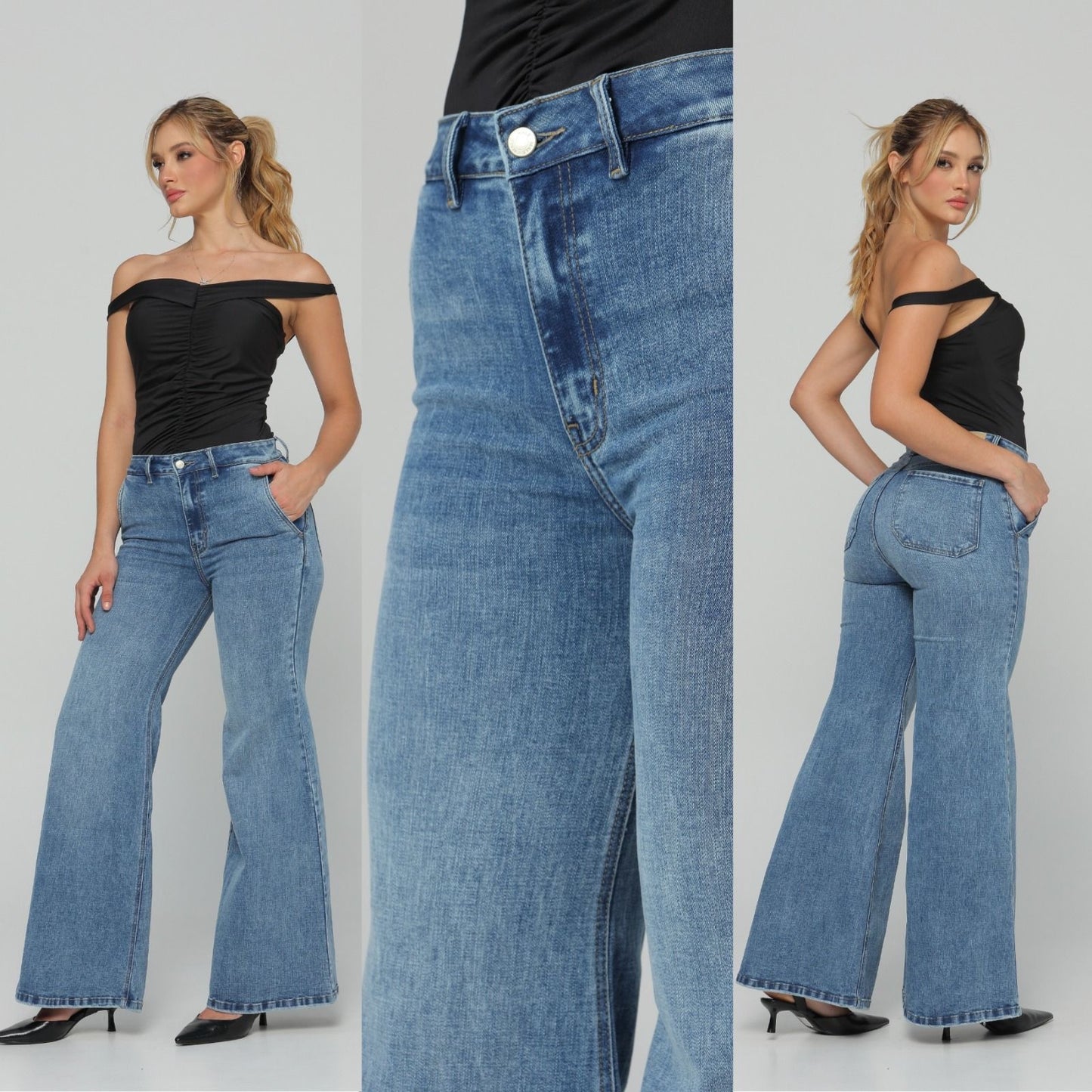 Jeans colombiano Flare Evian