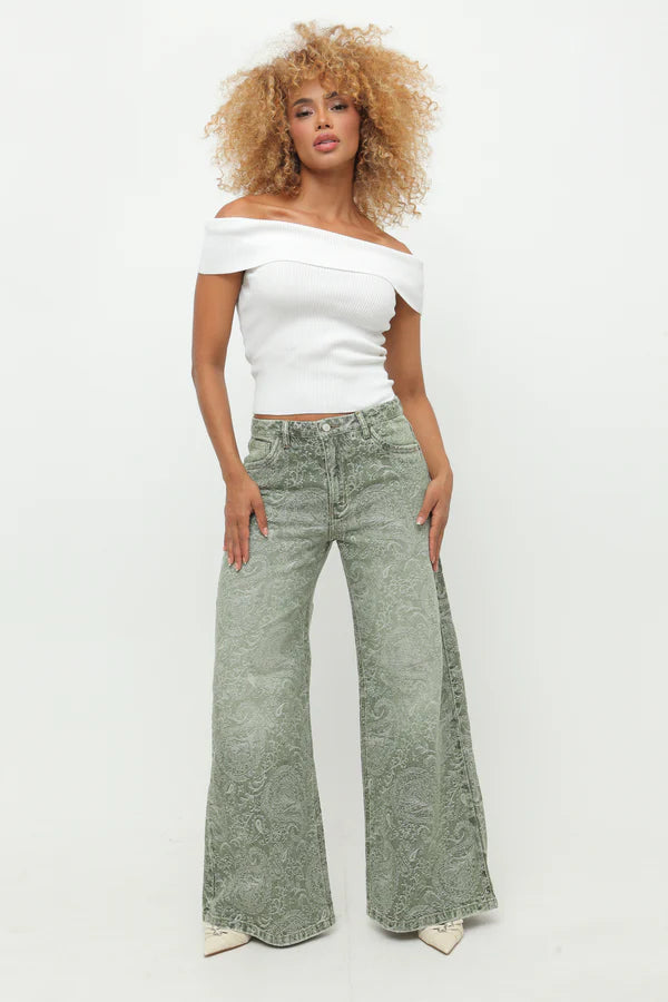 (Preventa) Jeans colombiano Wide leg Gema