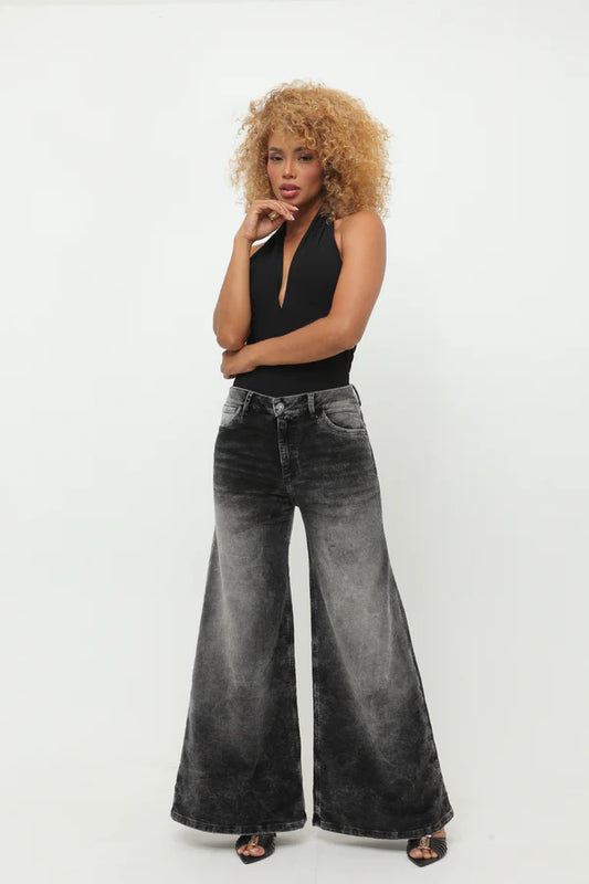 (Preventa) Jeans colombiano Wide leg Brigitte