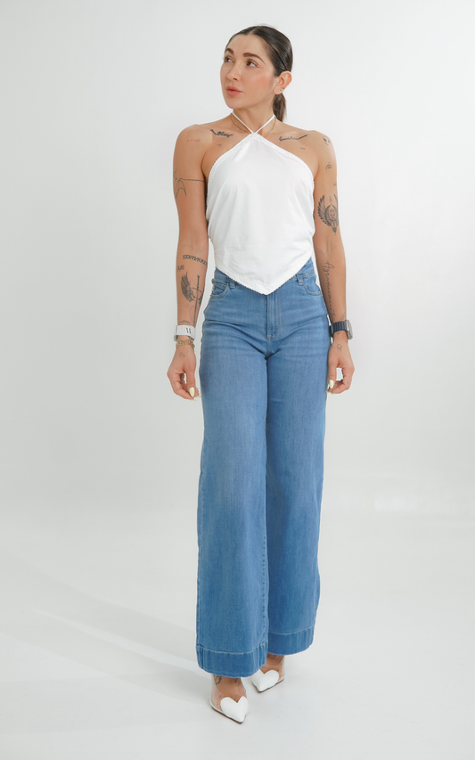 Jeans colombiano Mom flare Nilo 4