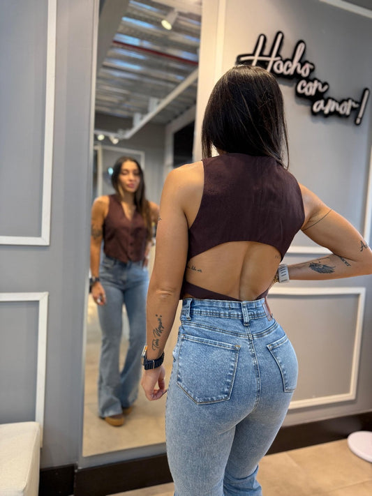 Jeans colombiano Bota campana Simone 2