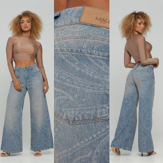 Jeans colombiano Wide leg Rome