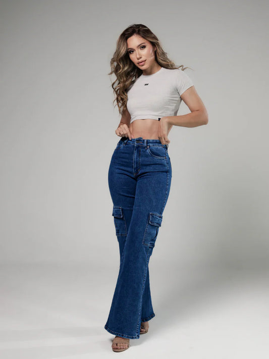 (Preventa) Jeans colombiano Cargo Aiki