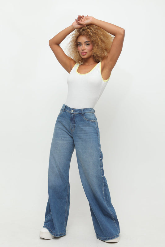 (Preventa) Jeans colombiano Wide leg Cris