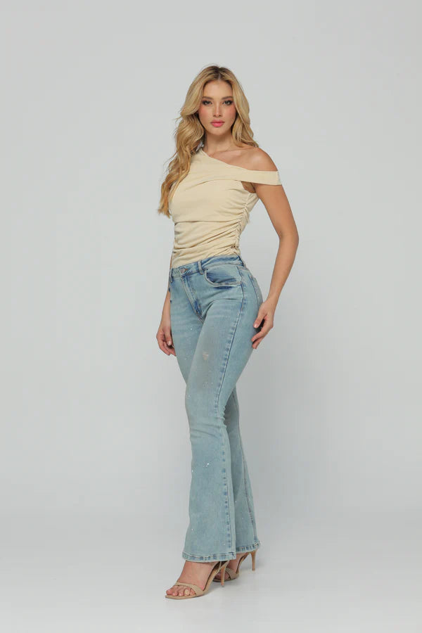 (Preventa) Jeans colombiano Bota campana Nahir 2