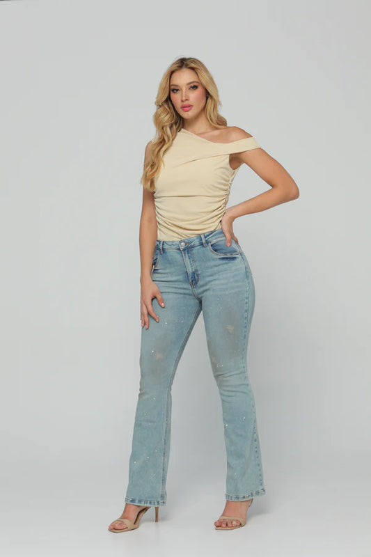 (Preventa) Jeans colombiano Bota campana Nahir 2