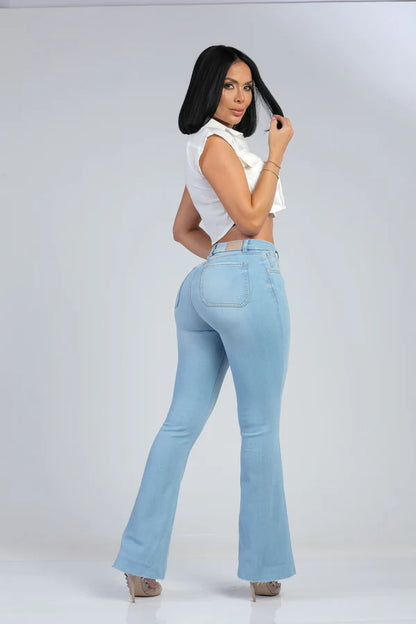 Jeans colombiano Bota campana Kaya