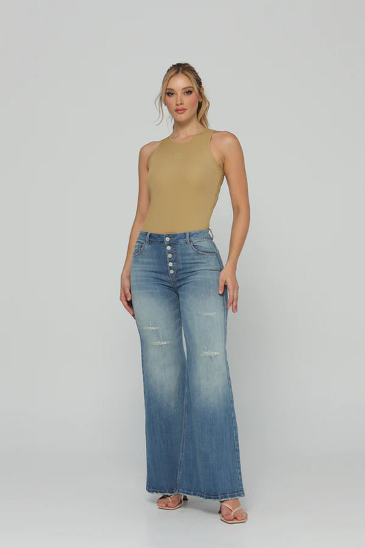 (Preventa) Jeans colombiano Flare Belice