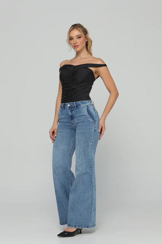 (Preventa) Jeans colombiano Flare Evian