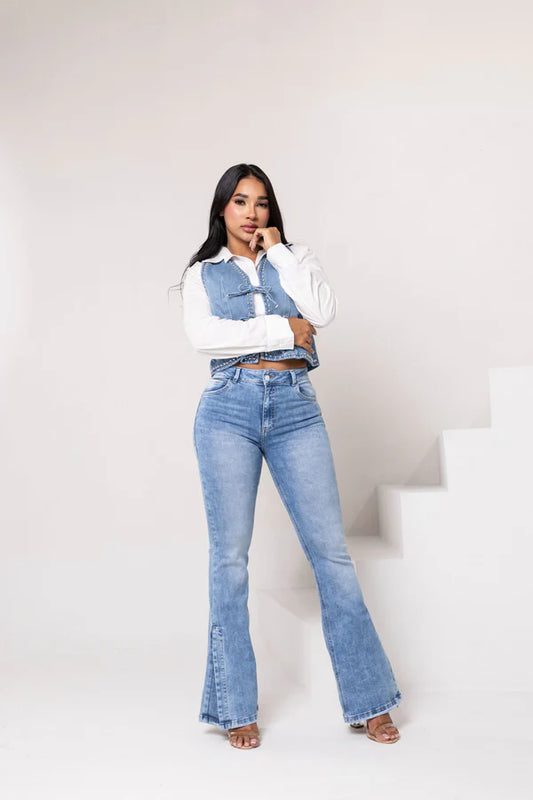 (Preventa) Jeans colombiano Bota campana Clover