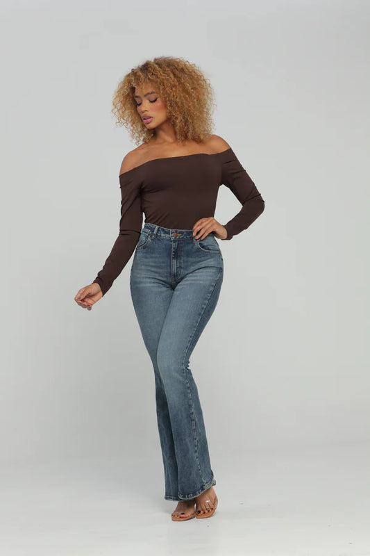 (Preventa) Jeans colombiano Bota campana Seul