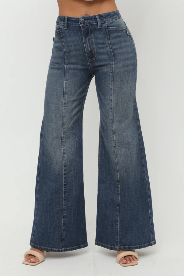(Preventa) Jeans colombiano flare Ámbar