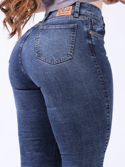 Jeans colombiano Flare Oslo 4