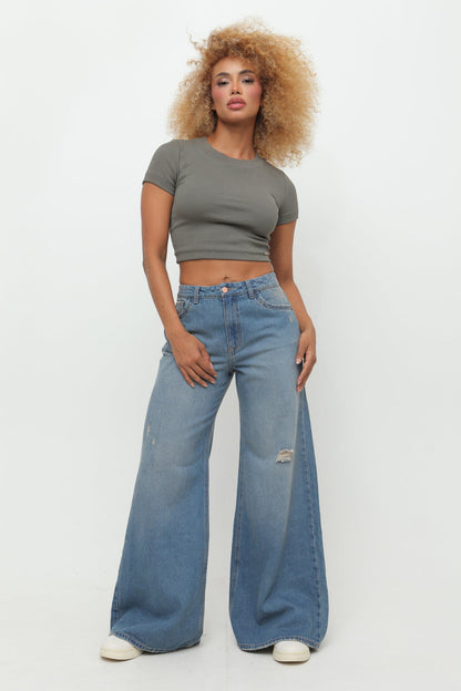 (Preventa) Jeans colombiano Wide leg Owen