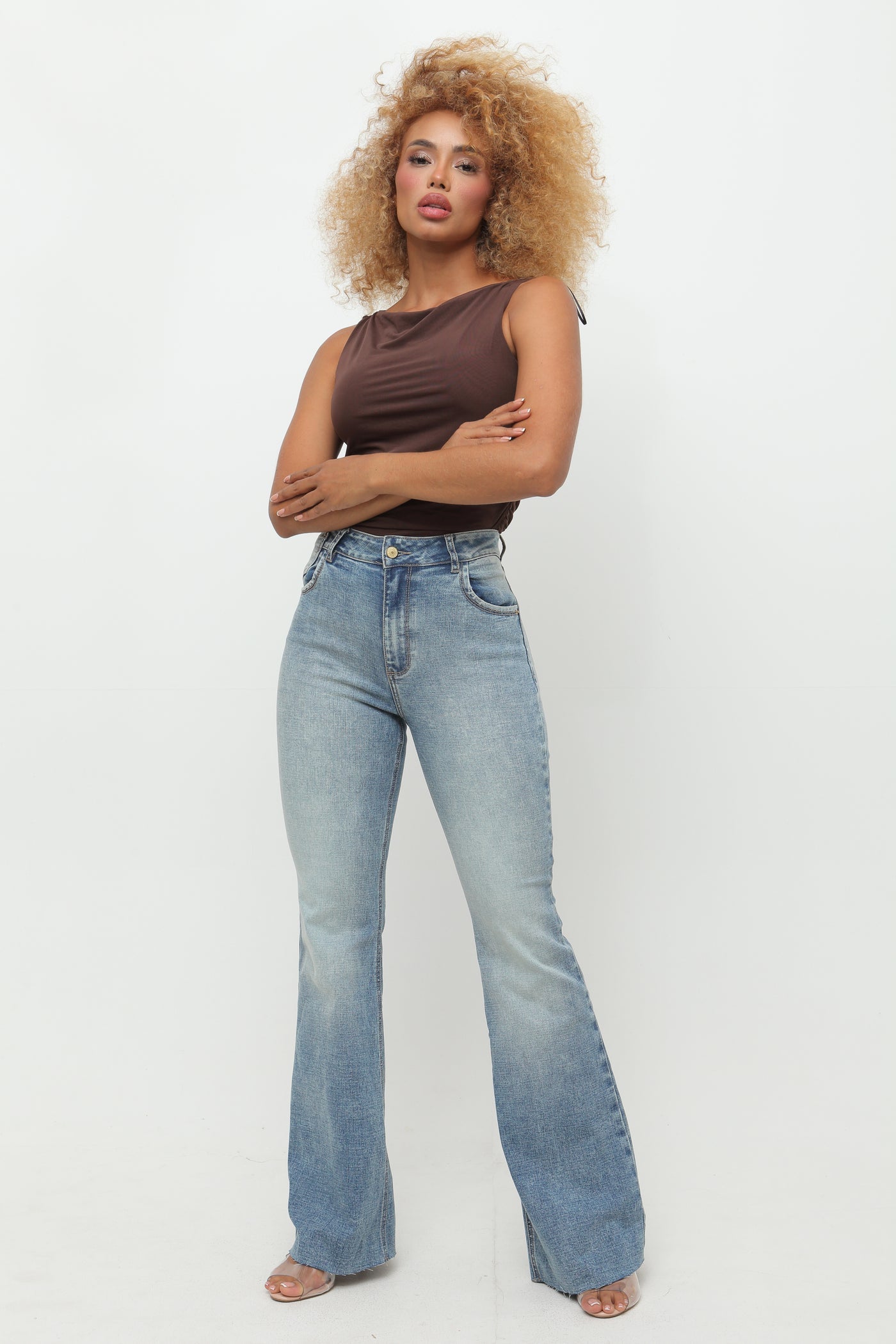 (Preventa) Jeans colombiano Bota campana Nahir 8