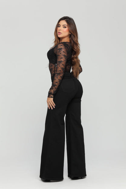 (Preventa) Jeans colombiano Flare Simone black