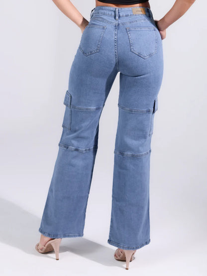 (Preventa) Jeans colombiano Cargo Pia
