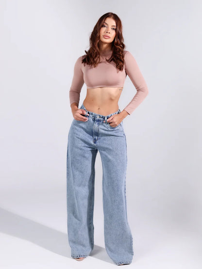 (Preventa) Jeans colombiano Straigth Tan 10