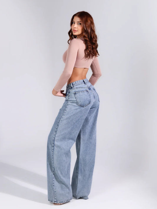 (Preventa) Jeans colombiano Straigth Tan 10