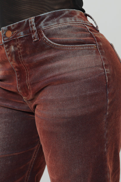 (Preventa) Jeans colombiano Wide leg Velvet Vino