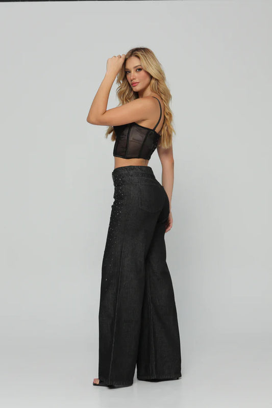(Preventa) Jeans colombiano Wide leg Cleo