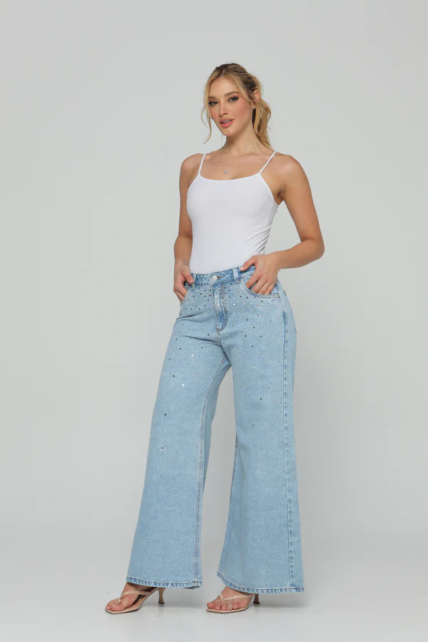 Jeans colombiano Wide leg Doha