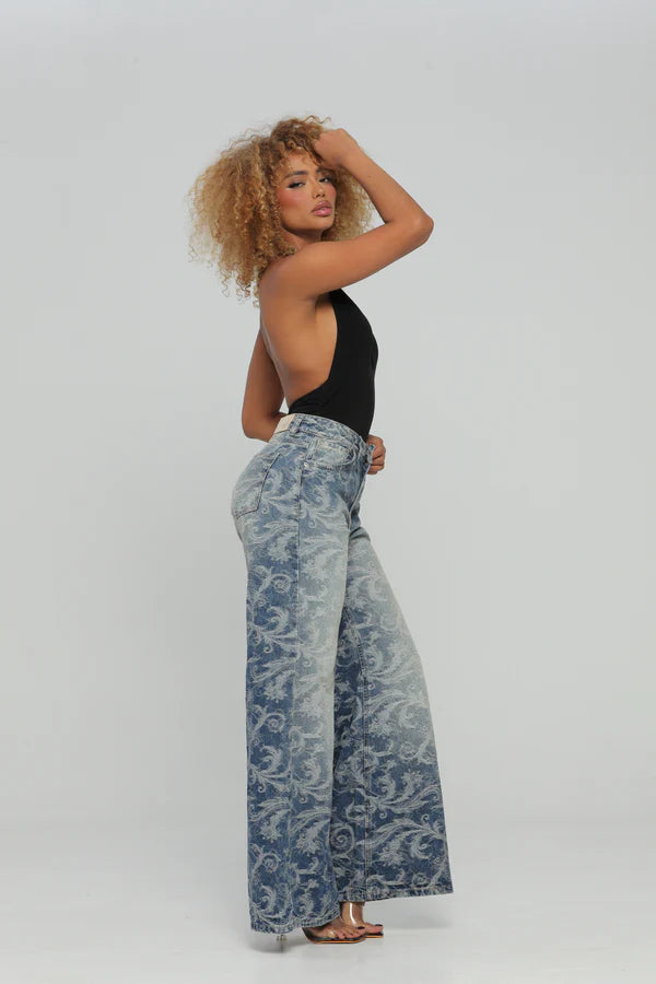 (Preventa) Jeans colombiano Wide leg Dafna