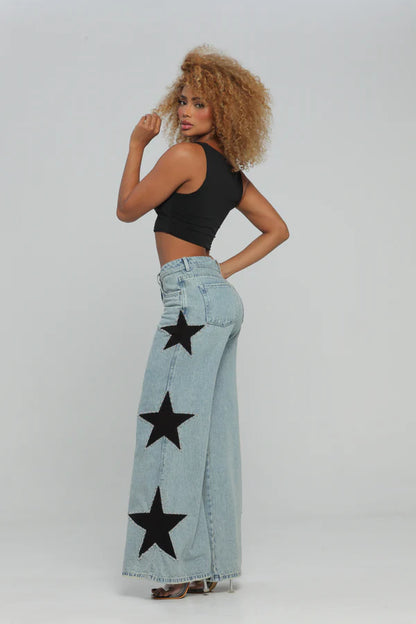 (Preventa) Jeans colombiano Wide leg Glow
