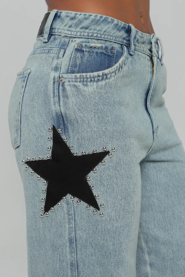 (Preventa) Jeans colombiano Wide leg Glow