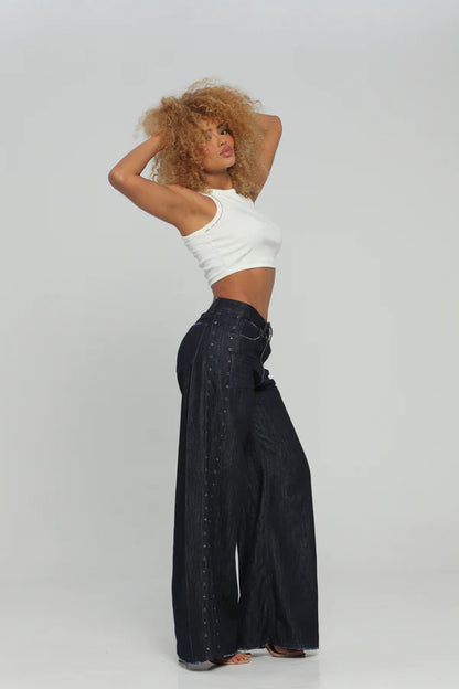 (Preventa) Jeans colombiano Wide leg Dina