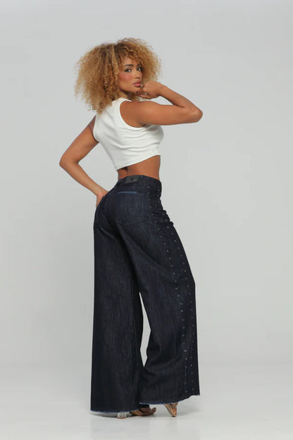 (Preventa) Jeans colombiano Wide leg Dina