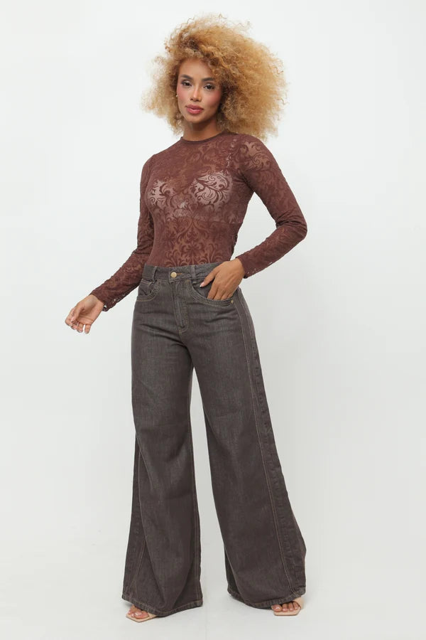 (Preventa) Jeans colombiano Wide leg Camelia