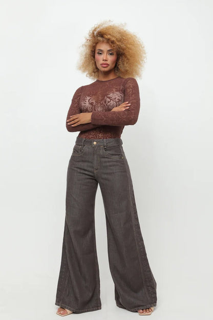 (Preventa) Jeans colombiano Wide leg Camelia