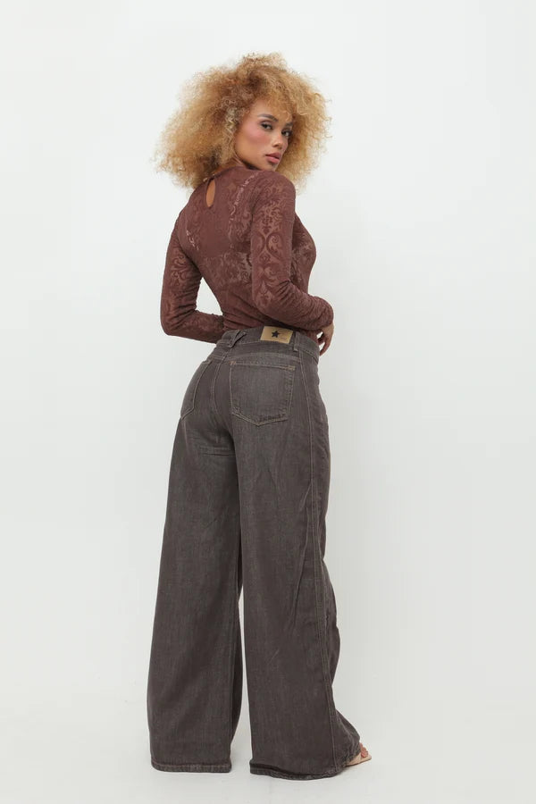 (Preventa) Jeans colombiano Wide leg Camelia