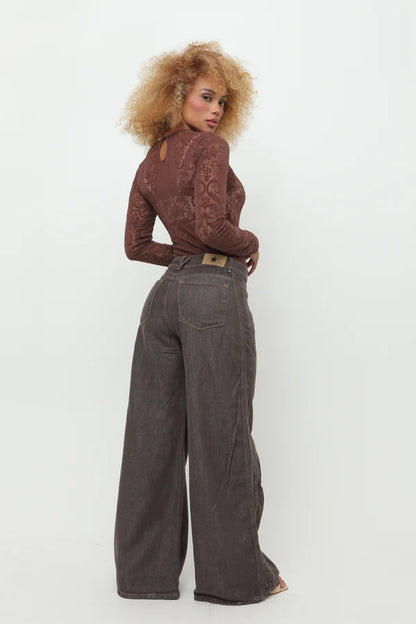 (Preventa) Jeans colombiano Wide leg Camelia
