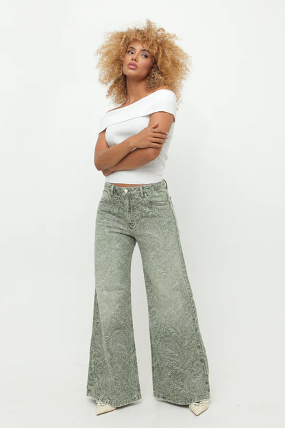 (Preventa) Jeans colombiano Wide leg Gema