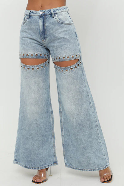 (Preventa) Jeans colombiano Wide leg Heli