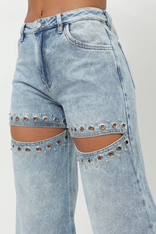 (Preventa) Jeans colombiano Wide leg Heli