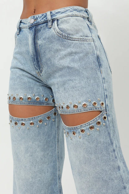 (Preventa) Jeans colombiano Wide leg Heli