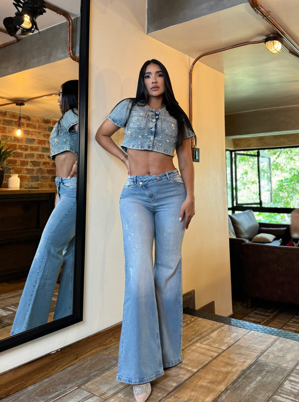 Jeans colombiano Flare Atlas