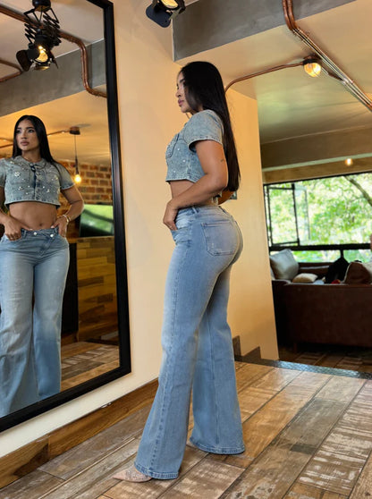 Jeans colombiano Flare Atlas