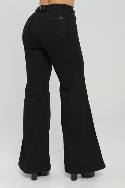 (Preventa) Jeans colombiano Flare UV black
