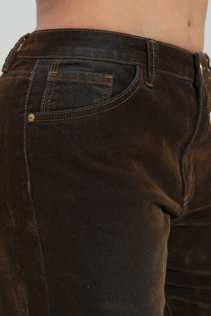 (Preventa) Jeans colombiano Wide leg Velvet café