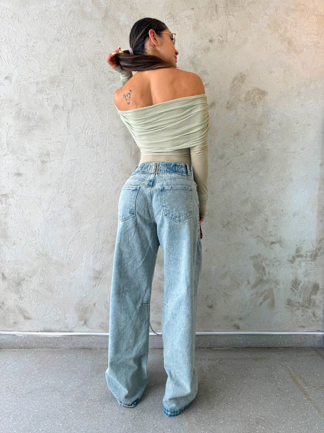 (Preventa) Jeans colombiano Flare Blow Dirty