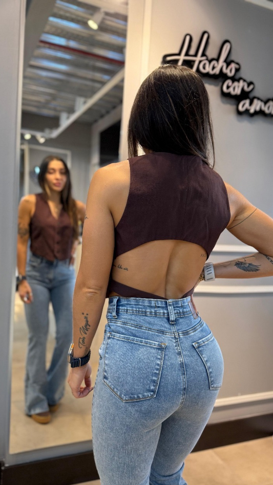 Jeans colombiano Bota campana Simone 2