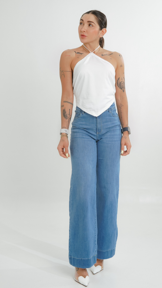 Jeans colombiano Mom flare Nilo 4