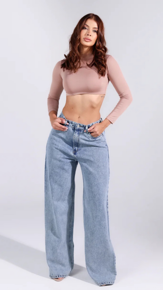 (Preventa) Jeans colombiano Straigth Tan 10