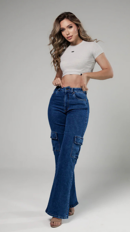 (Preventa) Jeans colombiano Cargo Aiki