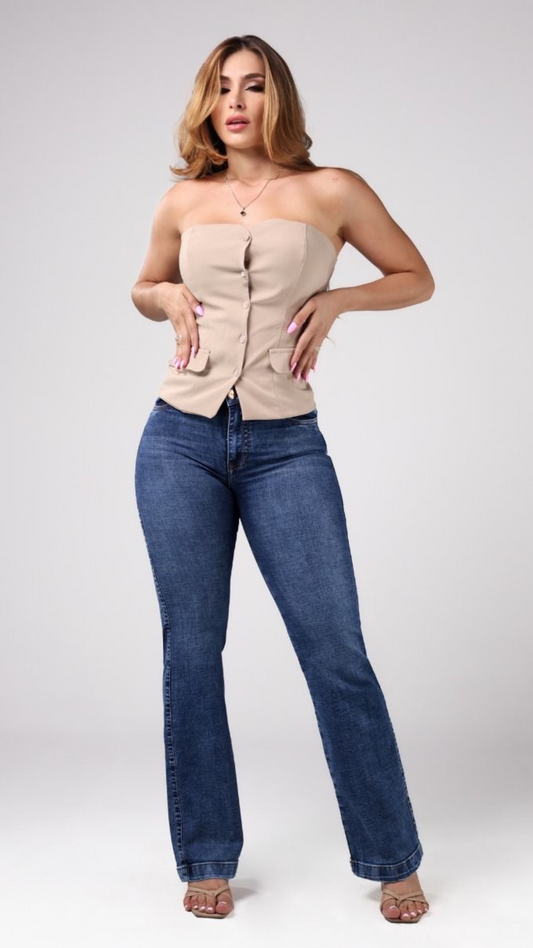 (Preventa) Jeans colombiano Flare Oslo 4